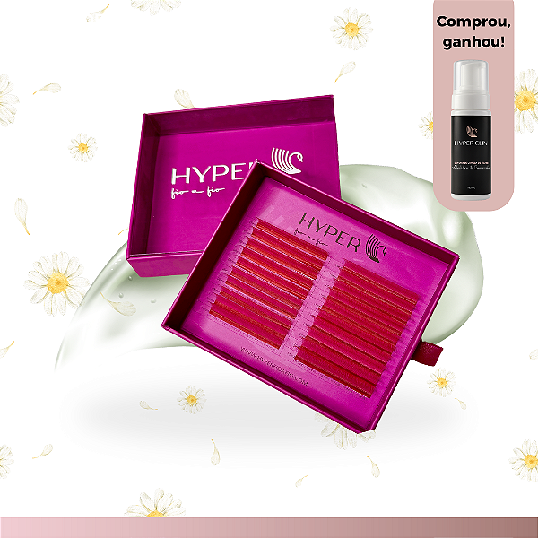 🌺 Rosa Camélia FIOS HYPER COLORS YY 0.05 PINK (MIX) - 20 FILEIRAS