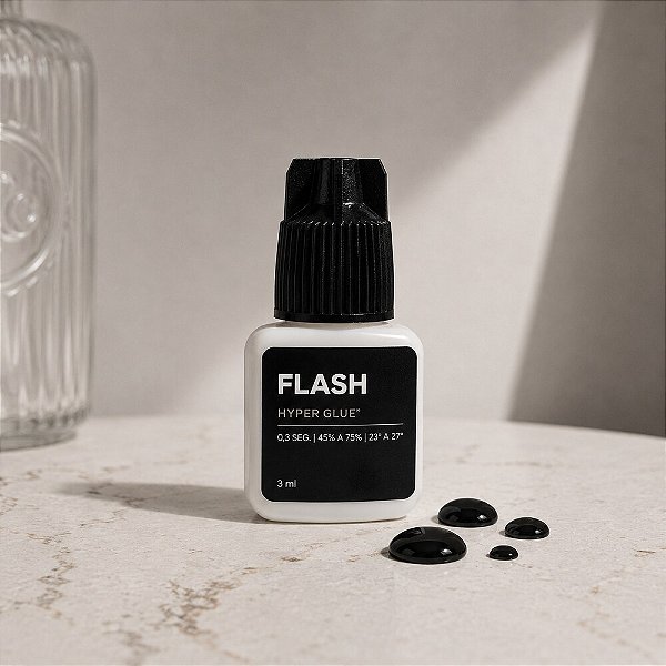 Hyper Glue® Flash 3ml — Cola Profissional Mais Rápida (0,3s)