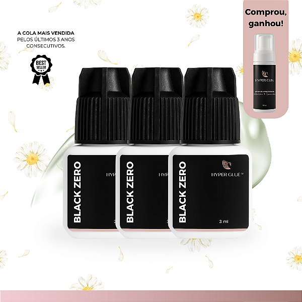 💐Kit 3 Black Zero  + Hyper Clin (Brinde)