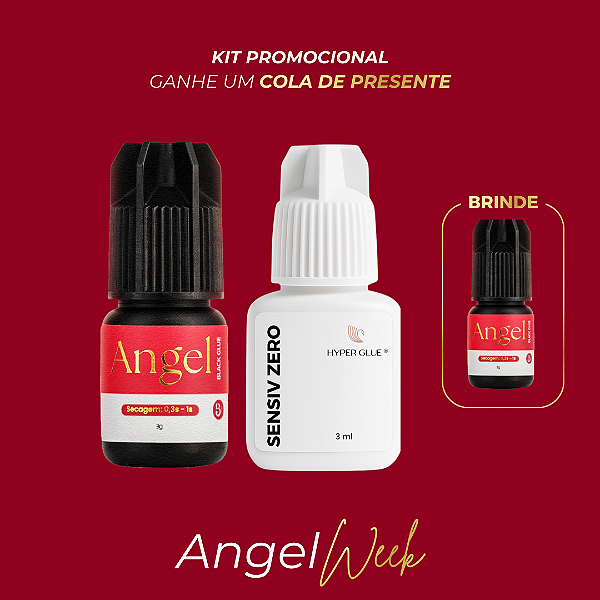Kit Angel + Sensiv Zero HyperGlue + Angel Grátis | Ideal para Clientes Sensíveis