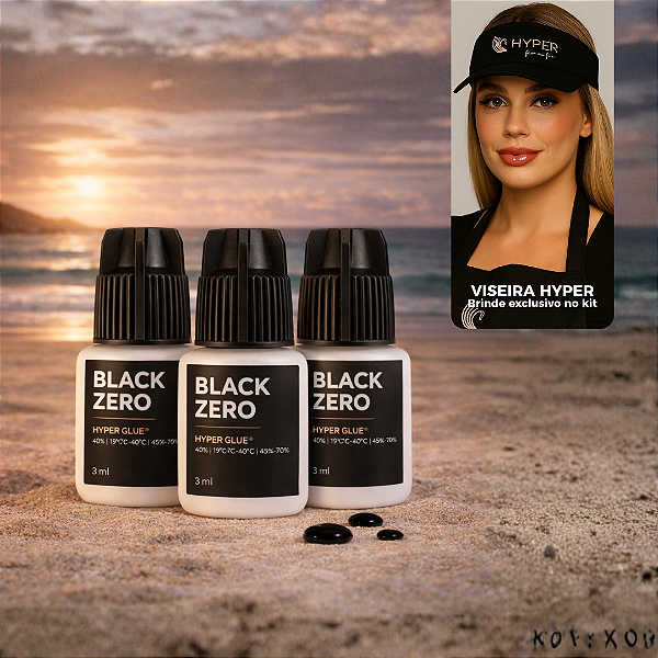 ☀️ KIT VERÃO DA RETENÇÃO – TRIO BLACK ZERO + VISEIRA