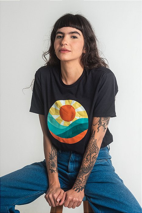 Camiseta Estampada Unissex - Sunset