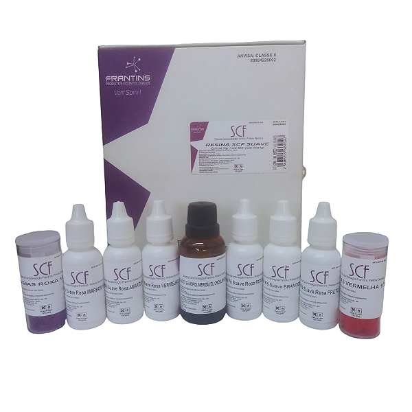 Kit Resina SCF (CX 6 UN 15GR/1 LIQ. TERM. C/C/2UN VEIAS RO/VER)