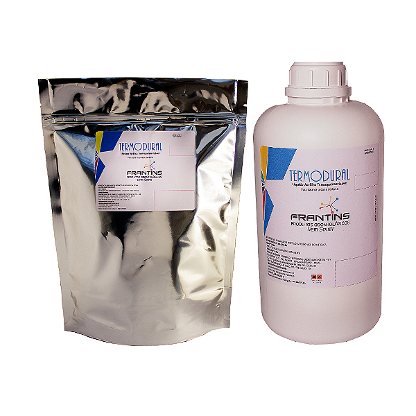 Kit Resina Termodural 1Kg e 1L Frantins – Resina + Líquido