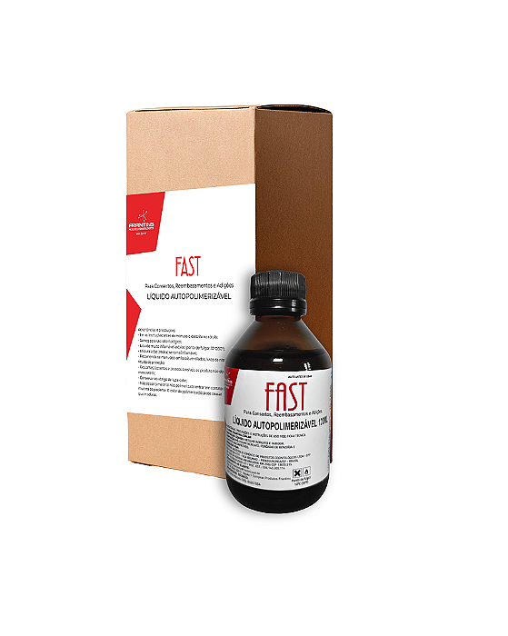 Líquidos Fast Frantins – Autopolimerizável para Reparos e Reembasamentos