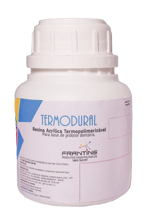 Resinas Acrílica Termodural Frantins – Termopolimerizável para Base de Prótese