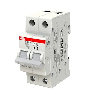 SH202 L-C16 MINI DISJUNTOR 2 PÓLOS 16A CURVA C 06KA/230V S200 IEC 60947 2CDS242001R0164 ABB