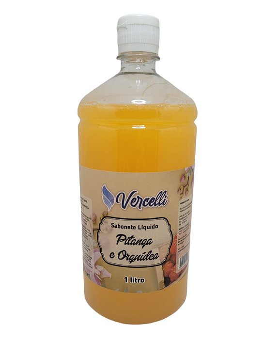 Sabonete Líquido Pitanga e Orquídea 1L - Refil - Vercelli
