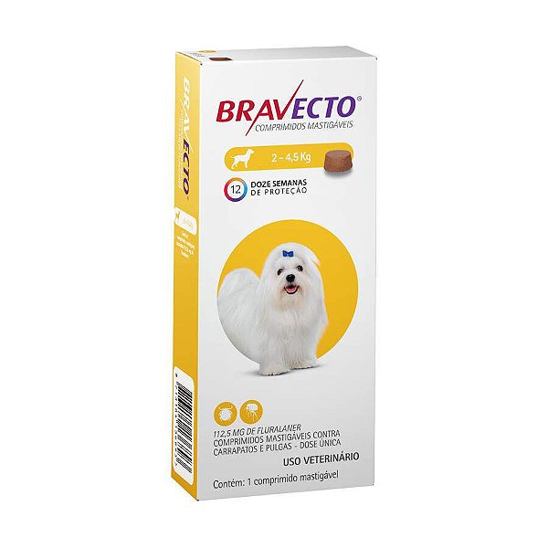 BRAVECTO ANTIPULGAS E CARRAPATOS CÃES E GATOS