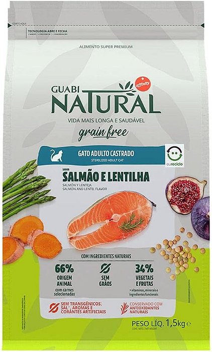 Guabi Natural Grain Free Gatos Castrados