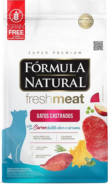 Fórmula Natural Fresh Meat Gatos Adultos Castrados