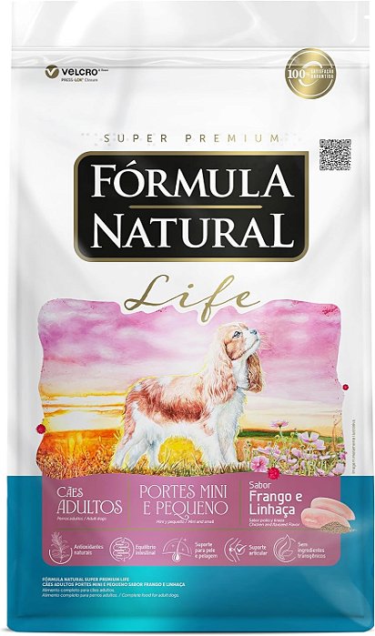 Fórmula Natural Life Cães Adultos Raças Pequenas