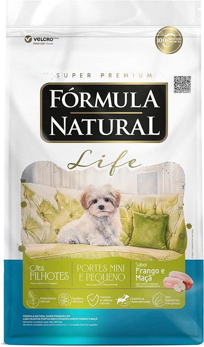Fórmula Natural Life Cães Filhotes Raças Pequenas