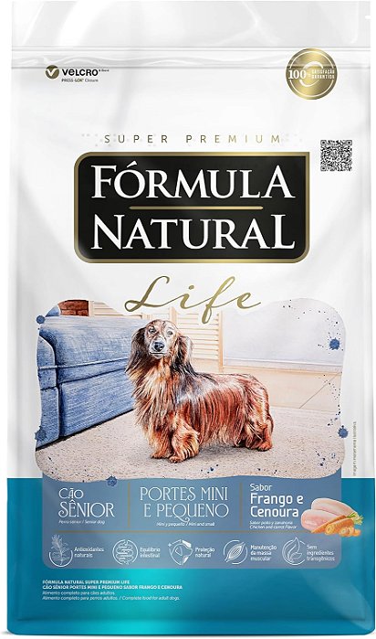 Fórmula Natural Life Cães Sênior Raças Pequenas
