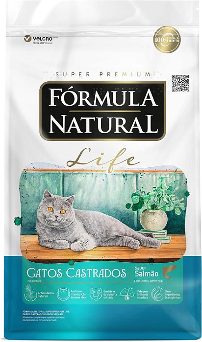 Fórmula Natural Life Gatos Adultos Castrados