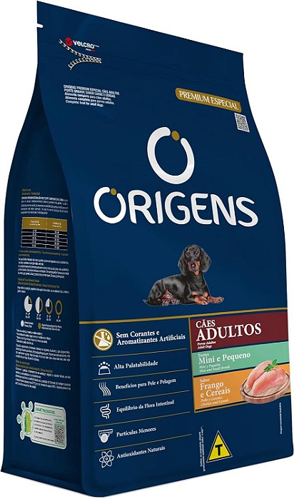 Origens Cães Adultos Mini e Pequenos