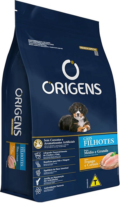 Origens Cães Filhotes Médio e Grandes