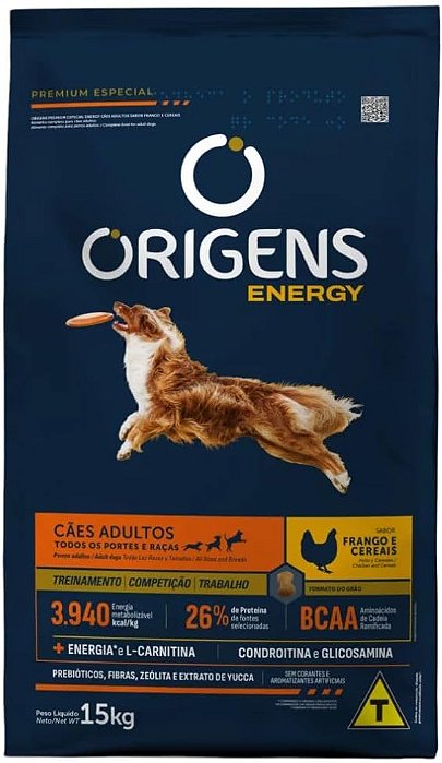 Origens Cães Energy Todos os Portes