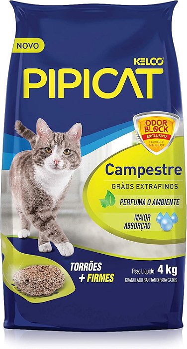 Areia Higiênica PipiCat Perfumes