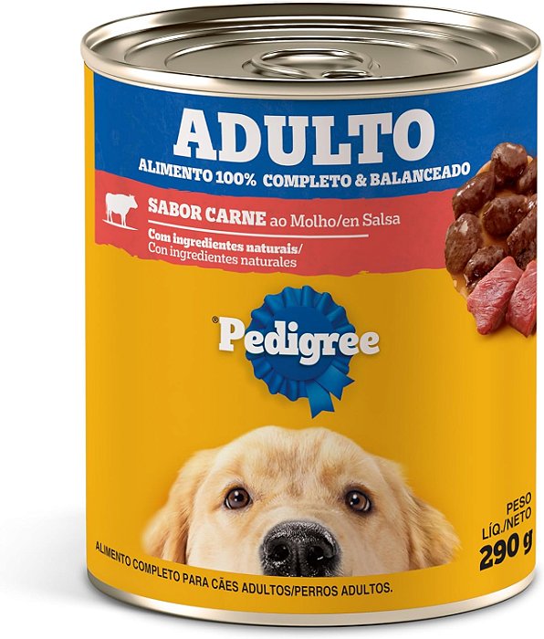 Pedigree Lata 280g Sabor Carne