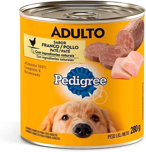 Pedigree Lata 280g Sabor Frango