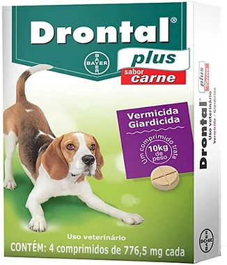 Drontal Plus Cães Vermífugo Oral
