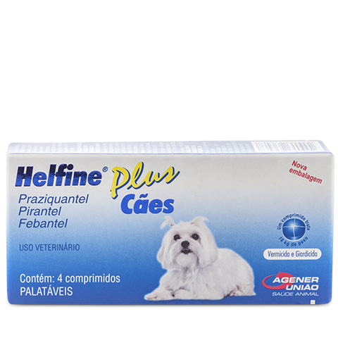 Helfine Plus Cães Vermífugo Oral