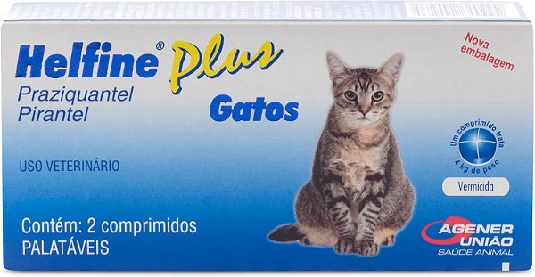 Helfine Plus Gatos Vermífugo Oral