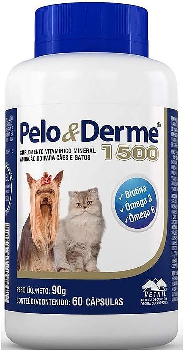 Pelo e Derme Vetnil 60 capsulas