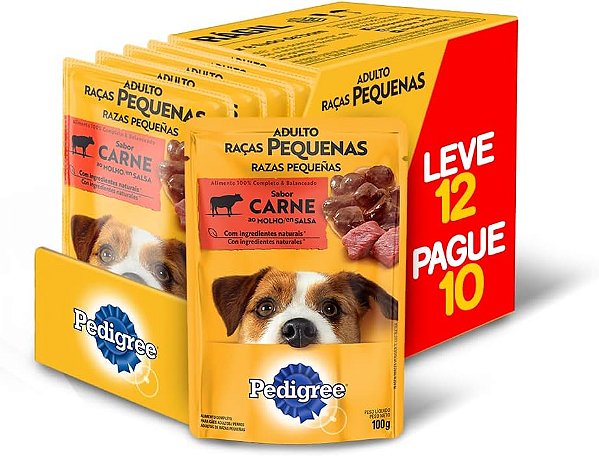 Pedigree Sachê Ração Úmida para Cães 100g