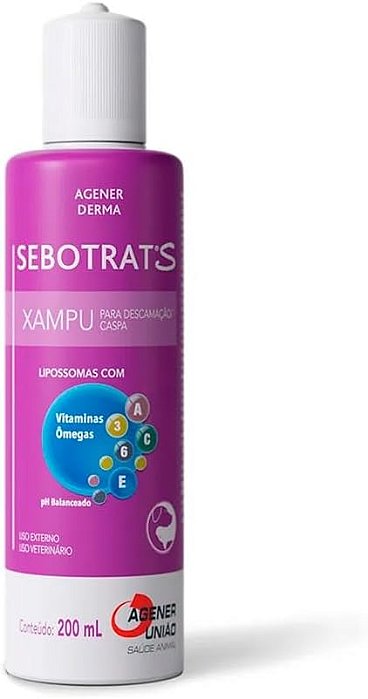 Sebotrat S 200ml Shampoo Agener União