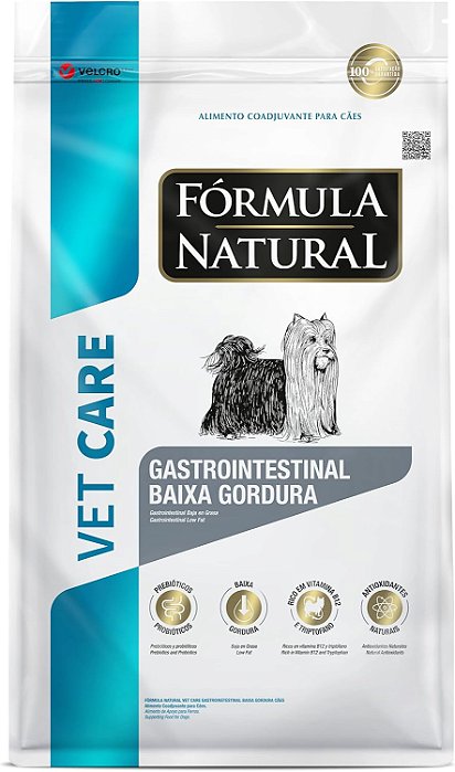 Fórmula Natural VetCare Cães Gastrointestinal Baixa Gordura Todos os Portes