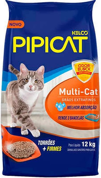 Areia Higiênica PipiCat MultiCat