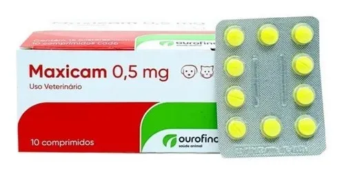 Maxicam 0,5mg Cartela com 10 Unidades Cães