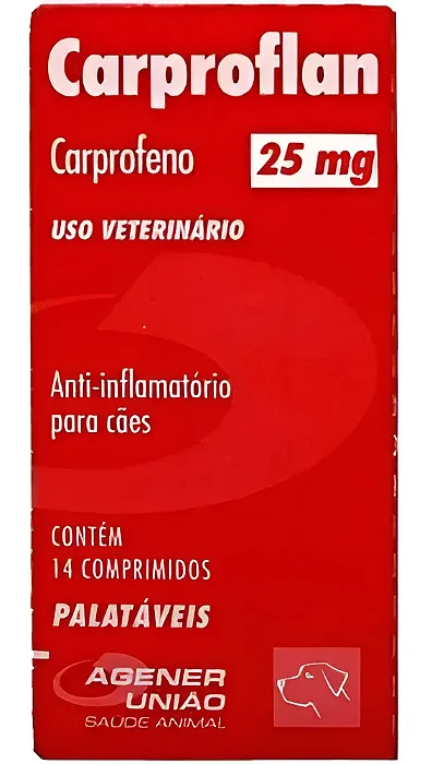 Carproflan Anti-inflamatório para Cães 14 Comprimidos