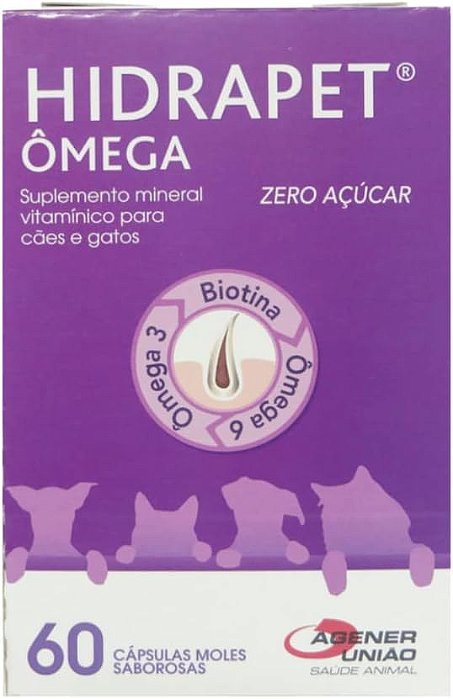 Hidrapet Ômega Suplemento Vitamínico para Cães