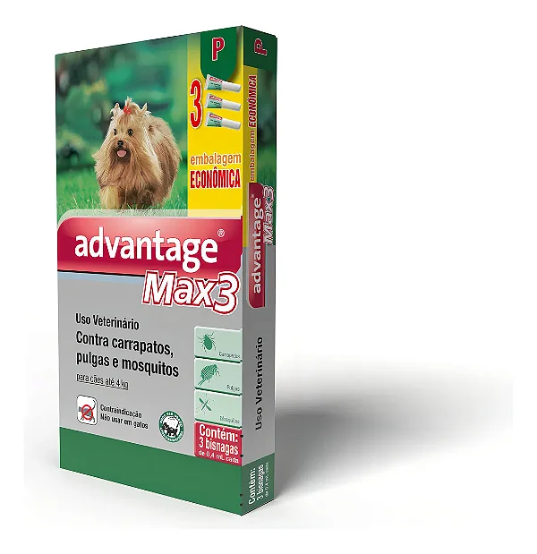 Advantage Elanco Max3 Antipulgas para Cães