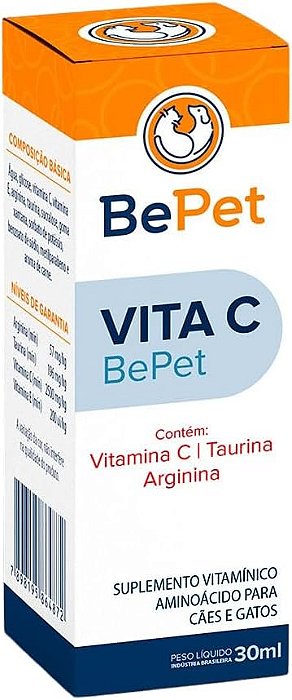 Vita C BePet Vitamina C Suplemento para Cães