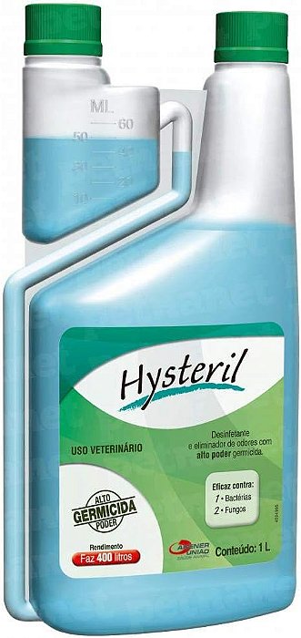 Hysteril 1 litro Desinfetante Veterinário