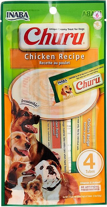 Churu Dog Petisco Cremoso para Cães 4 Unidades