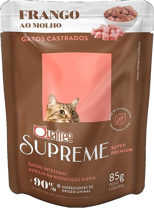 Quatree Supreme Sachê Frango para Gatos