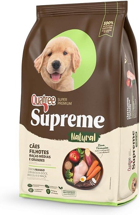 Quatree Supreme Cão Filhote Raças Médias e Grandes