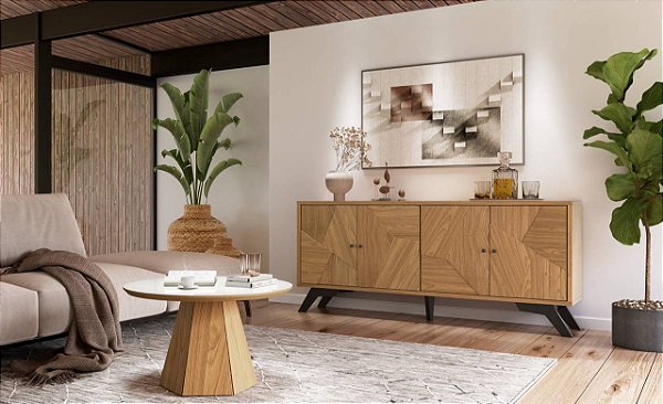 BALCÃO MOSAICO C/ 4 PORTAS