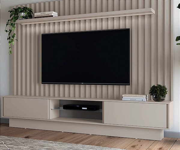 Rack 220cm com 2 portas de correr - FENDI - DALLA COSTA