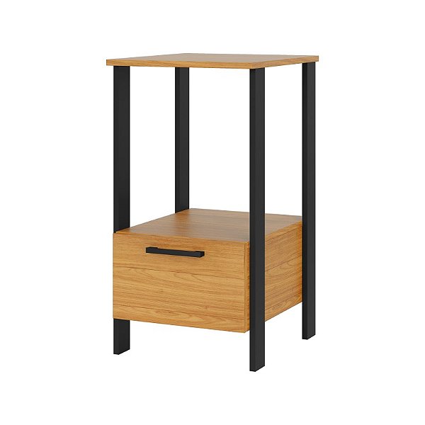 Mesa auxiliar com 1 gaveta