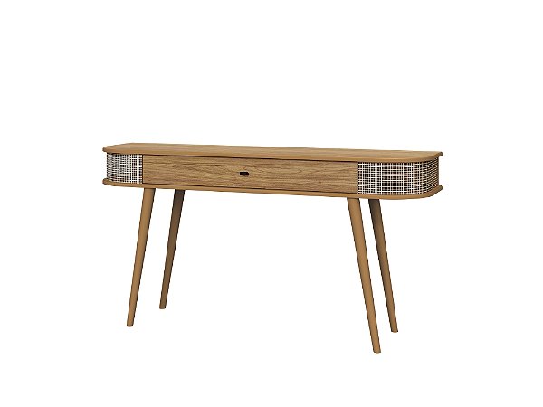 Aparador tela sintética c/ 1 gaveta – freijó - dalla costa