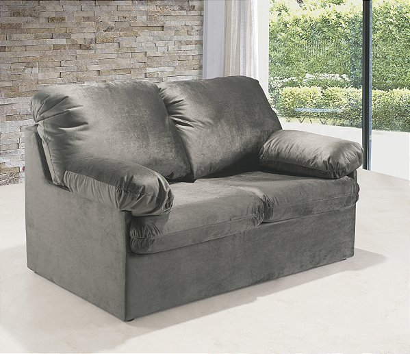 Estofado Sofá-Cama MH-1496 - herval - 1,55m tecido c1