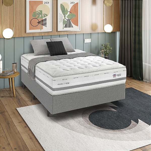 Colchão C1756 MASSAGEM – One Side Pillow Top (34 cm) - herval