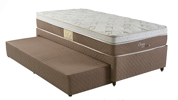 MH 1453 – BOX RÍGIDO COM COLCHÃO AUXILIAR E MOLA - herval