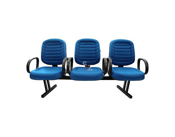 Longarina Diretor 3 Lugares Sem Braço 7011-3L